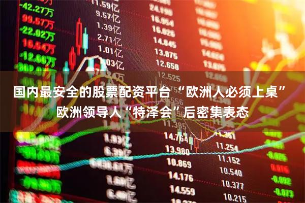 国内最安全的股票配资平台 “欧洲人必须上桌” 欧洲领导人“特泽会”后密集表态
