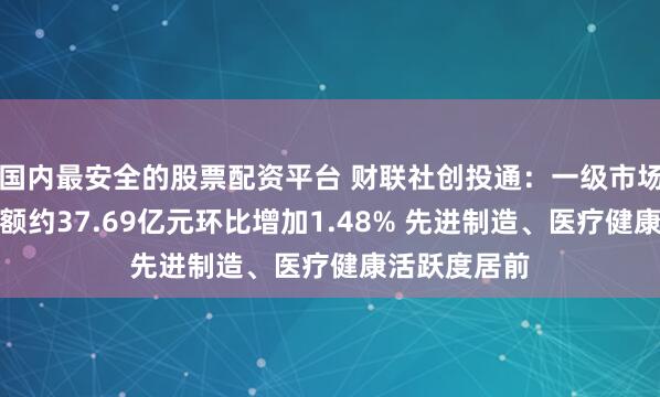 国内最安全的股票配资平台 财联社创投通：一级市场本周融资总额约37.69亿元环比增加1.48% 先进制造、医疗健康活跃度居前